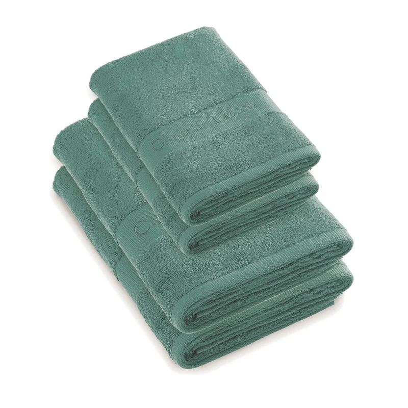 SET DE 2 SERVIETTES ET 2 DRAPS DE BAIN