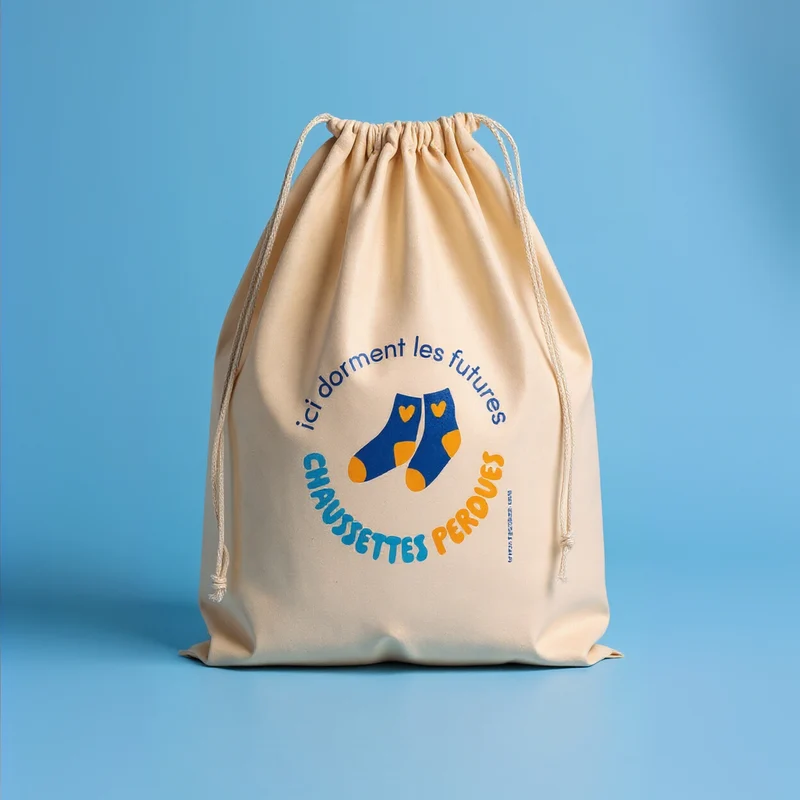 Sac à linge sale 100% Coton
