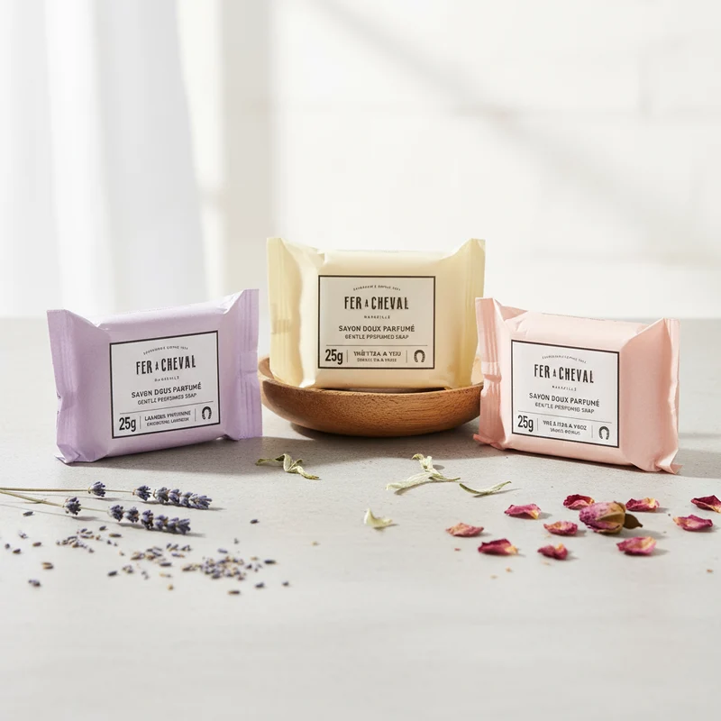lot savons doux 25g