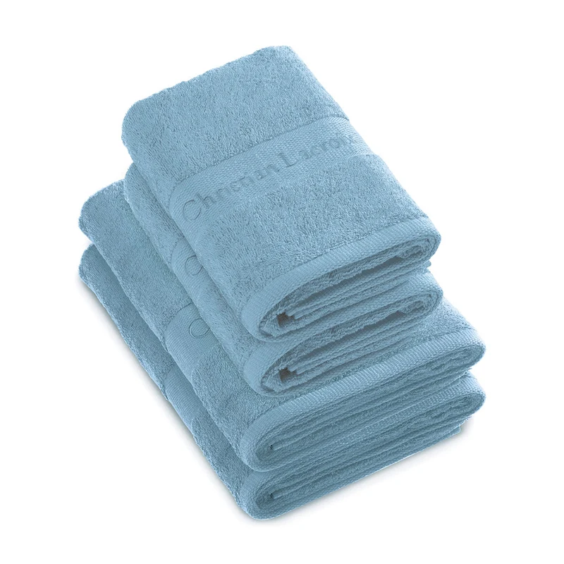 Set de 2 serviettes et 2 draps de bain