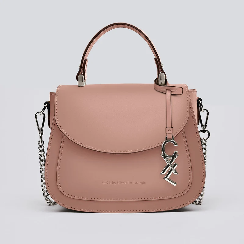 Petit sac à main Haussmann en cuir de veau italien