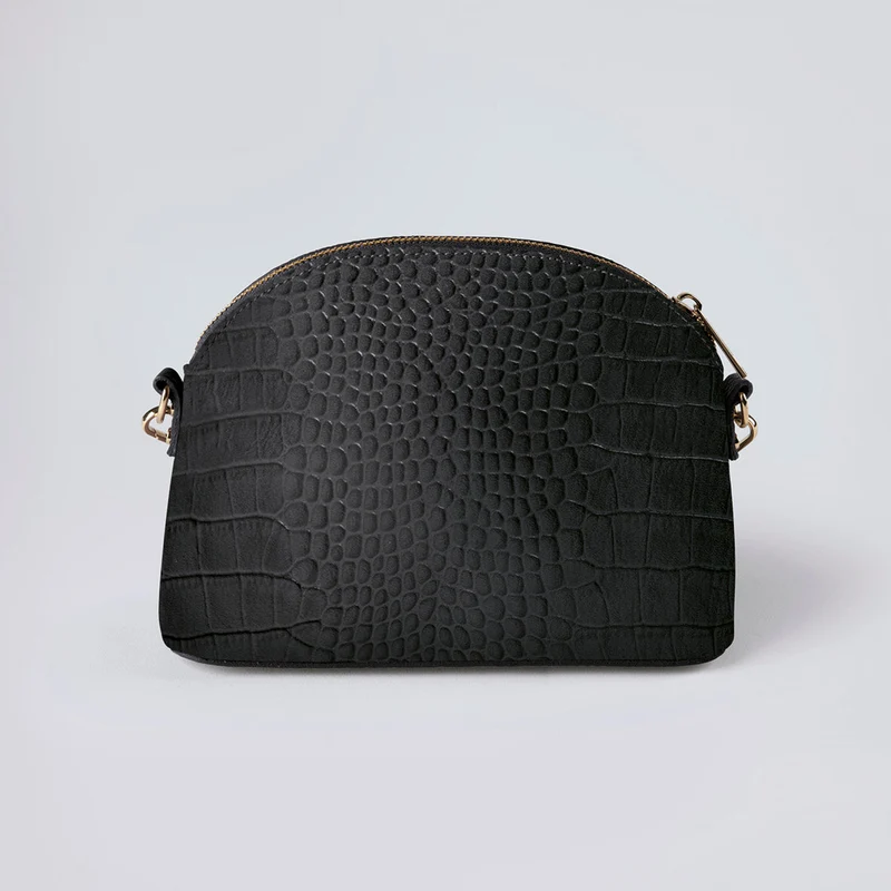 Sac bandoulière Malesherbes en cuir croco