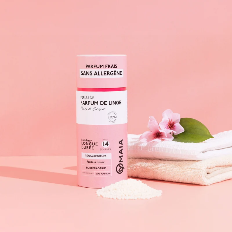 Parfum de Linge en Perles Fleurs de cerisier