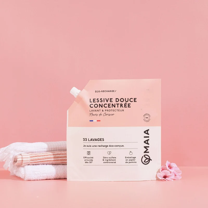 Duo Lessives Fleurs de Cerisier - 66 lavages