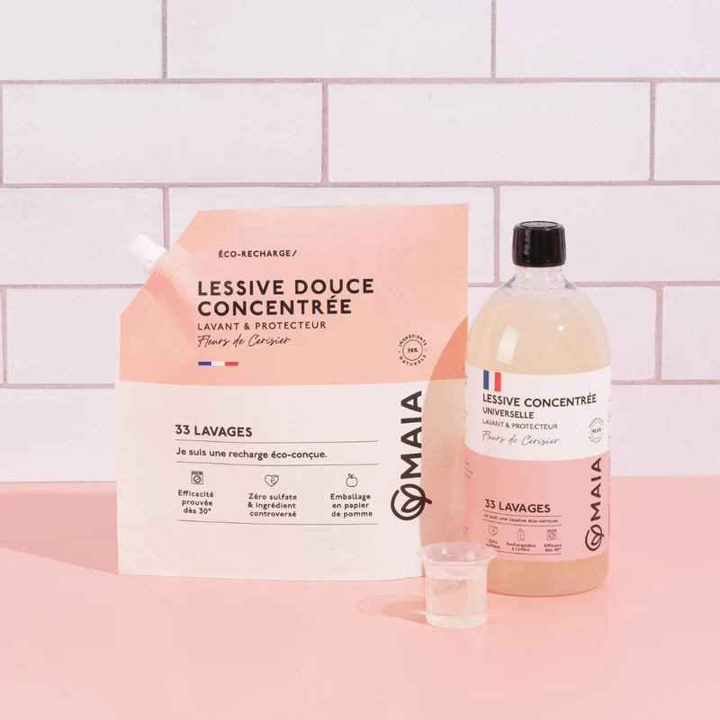 Duo Lessives Fleurs de Cerisier - 66 lavages