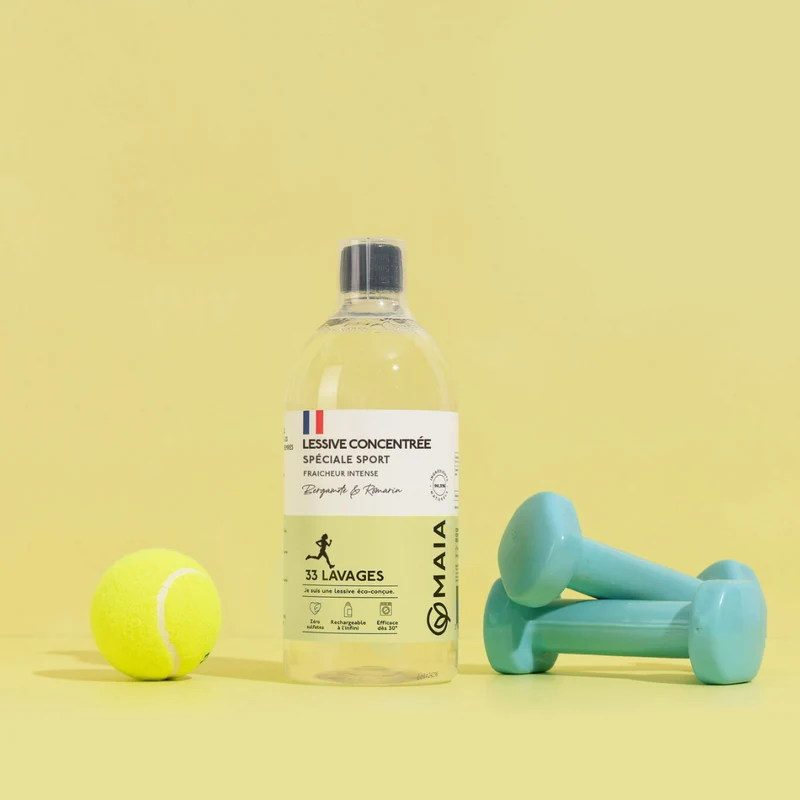 Lessive Spéciale Sport Fraîcheur Intense Bergamote & Romarin