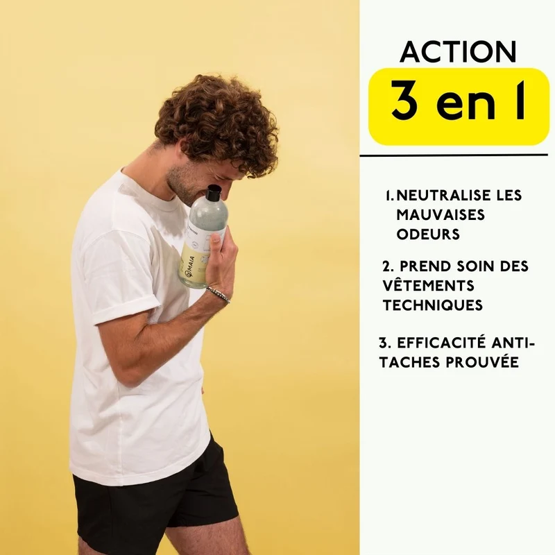 Lessive Spéciale Sport Fraîcheur Intense Bergamote & Romarin