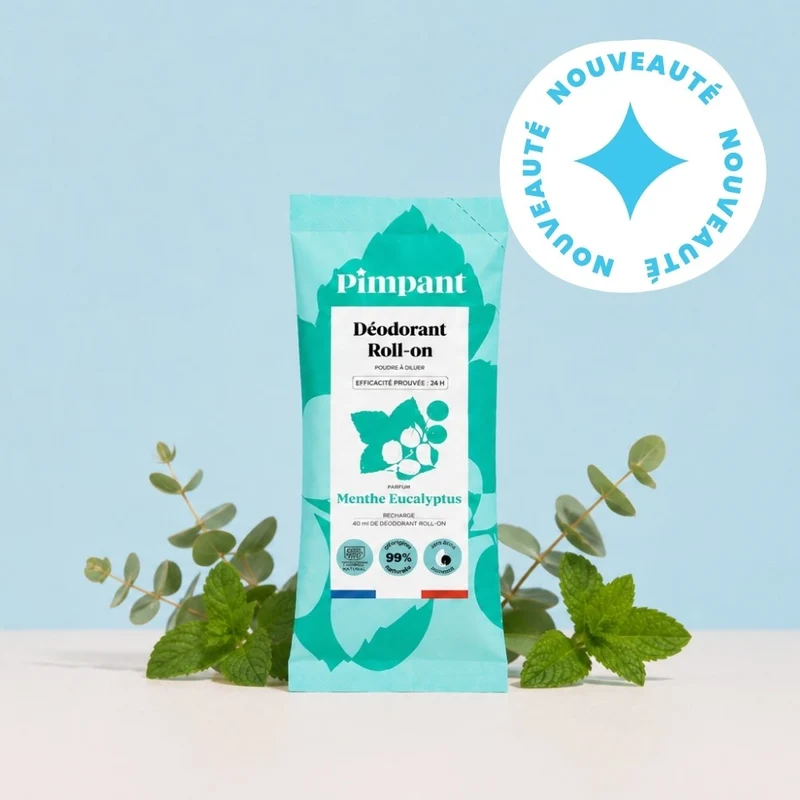Recharge Déodorant Roll-On Menthe Eucalyptus DP