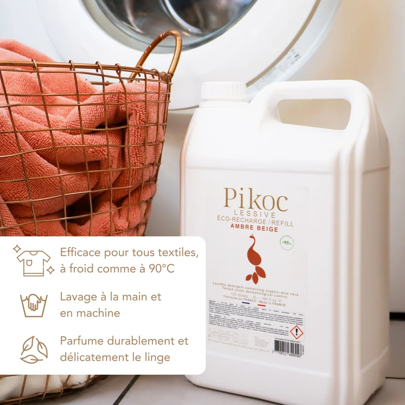 Éco-Recharge Lessive Ambre Beige 5L