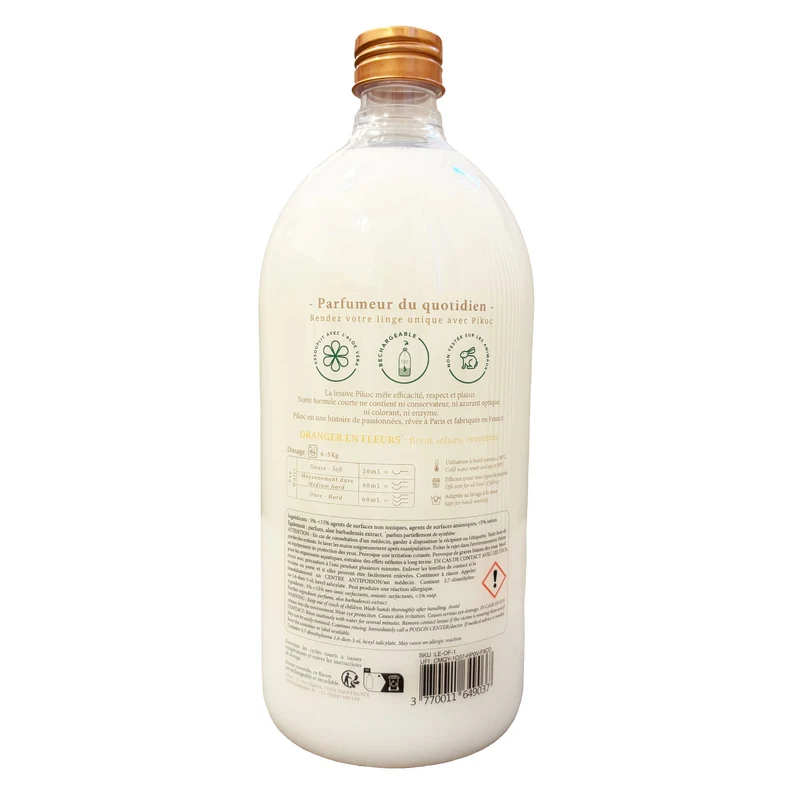 Lessive Oranger en Fleurs - 1L