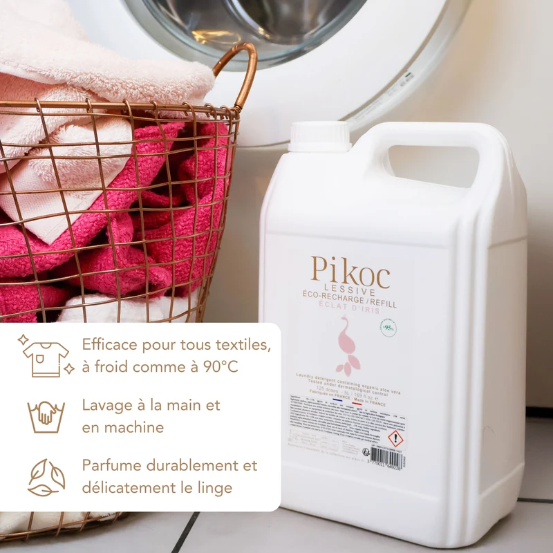 Éco-Recharge Lessive Eclat d'Iris 5L