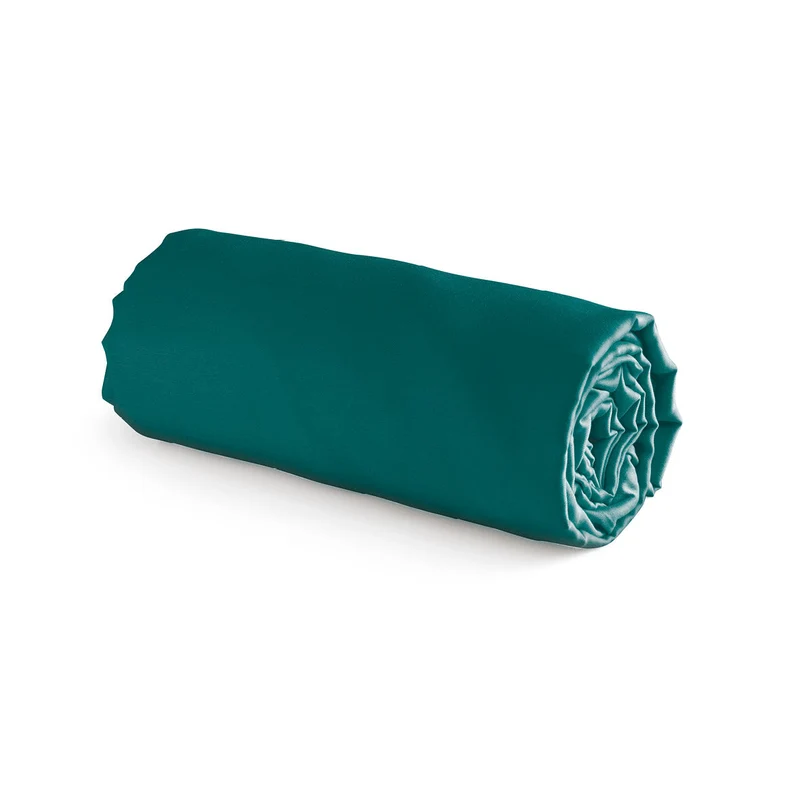 Drap-housse satin de coton - Vert