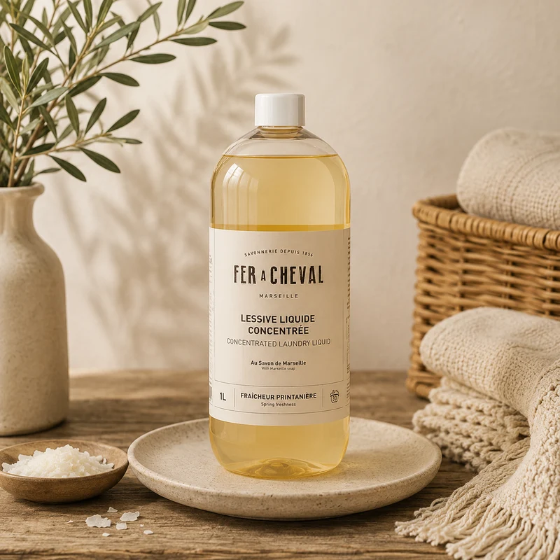 Lessive Liquide concentrée au Savon de Marseille – 1L