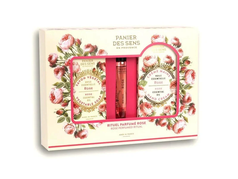 Coffret découverte soins de la peau à la Rose