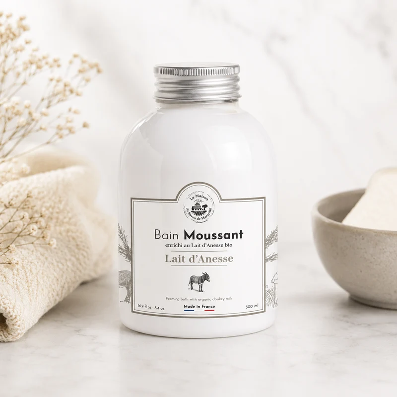 Bain Moussant Crémeux au lait d'Anesse 500ml