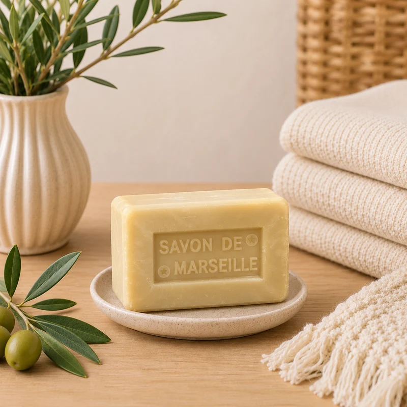 Savon de Marseille en Savonnette 100g à l'huile Végétale