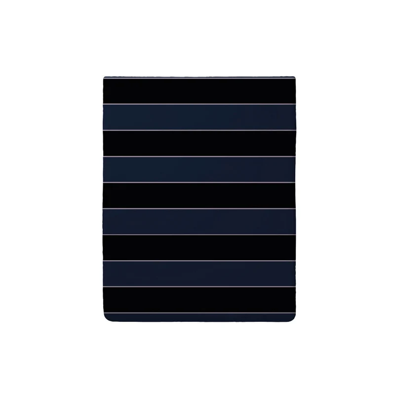 Drap plat satin de coton - Eclipse bleu foncé