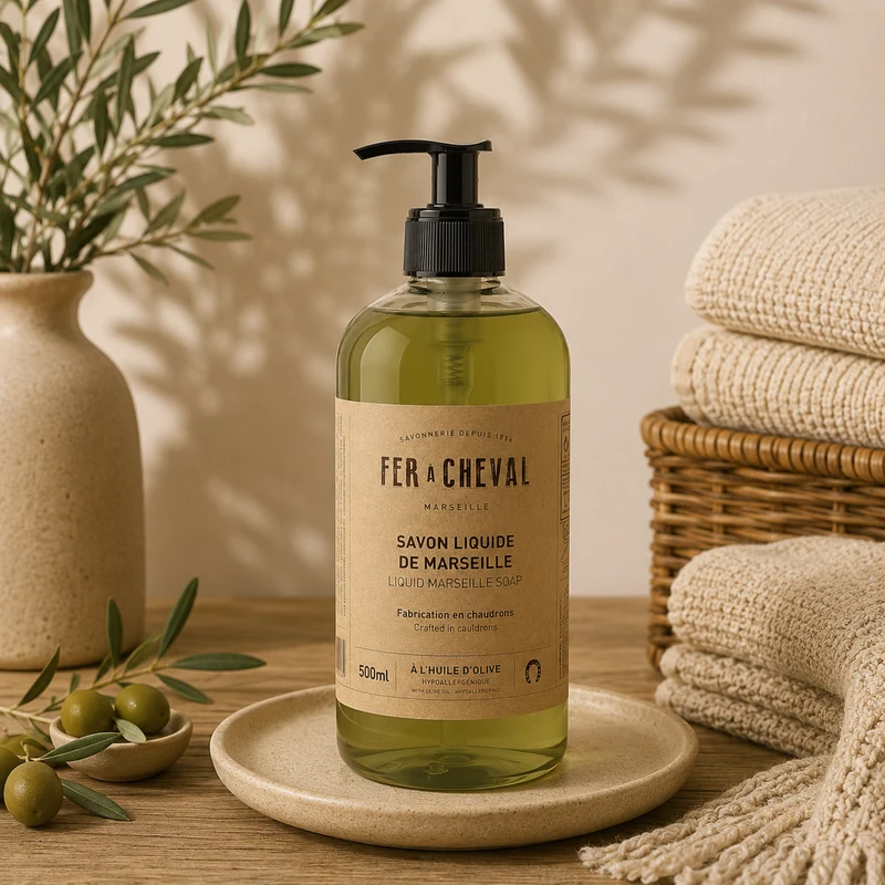 Savon de Marseille Liquide à l'Huile d'Olive 500ml
