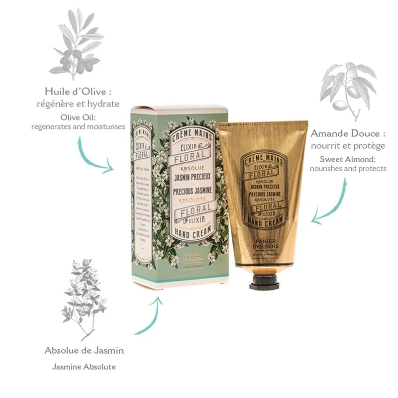 Crème pour les mains au Jasmin 75ml