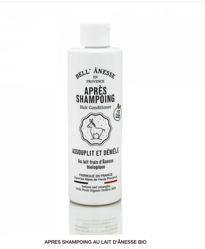 Après-Shampoing au lait d'ânesse 250ML