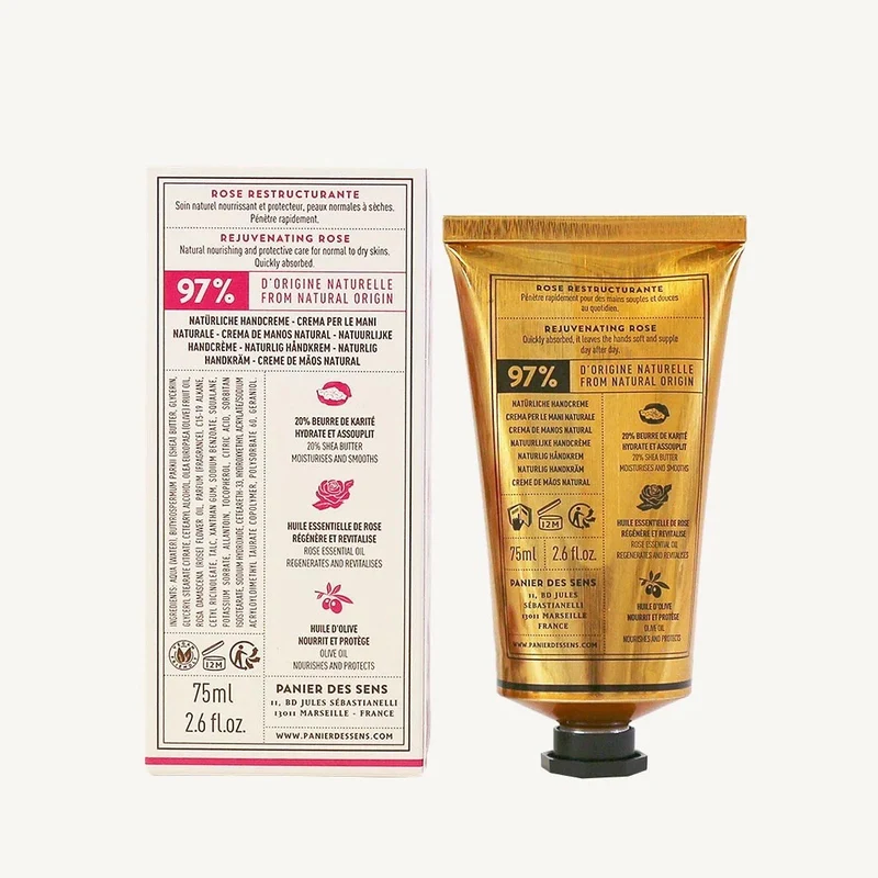 Crème pour les mains à la Rose 75ml
