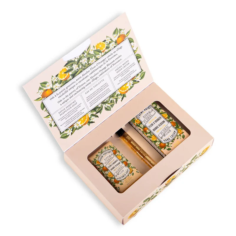 Coffret découverte soins de la peau à la fleur d'oranger