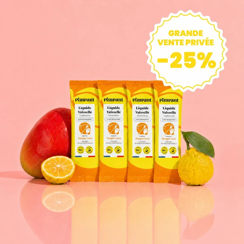 Recharges Liquide Vaisselle Mangue Yuzu (x4)