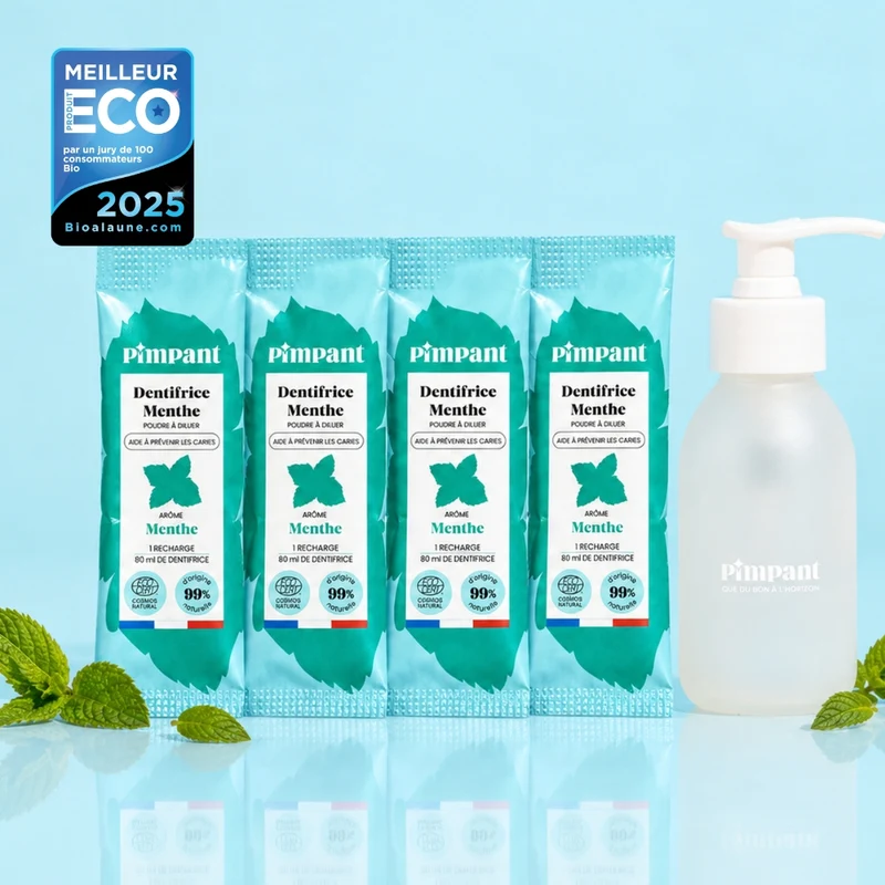 Pack de 4 Dentifrices Menthe (-20%)
