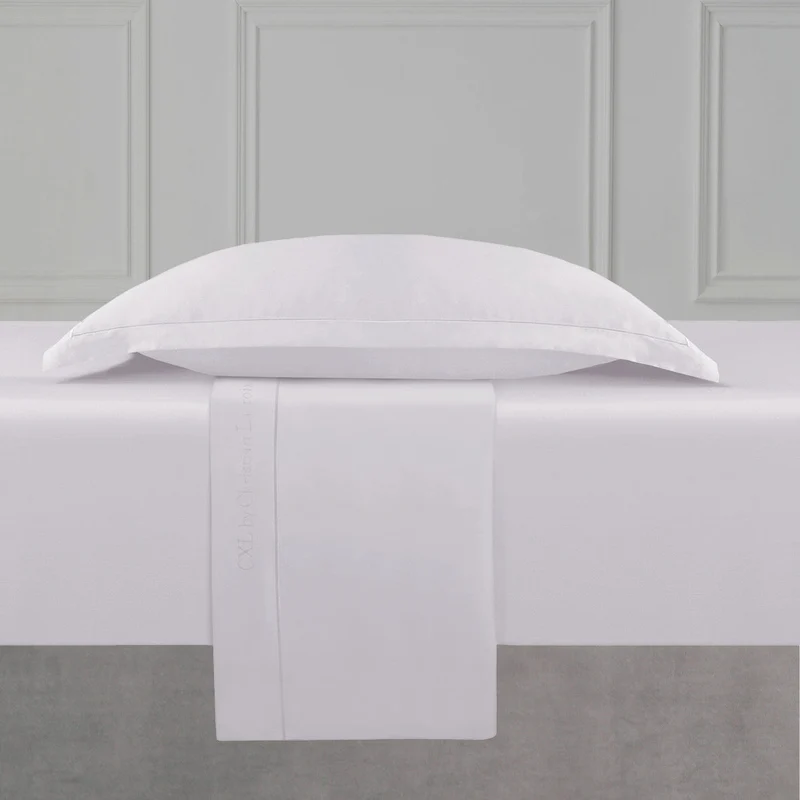 Ensemble de draps satin de coton - Uni 1 baratta Gris 01