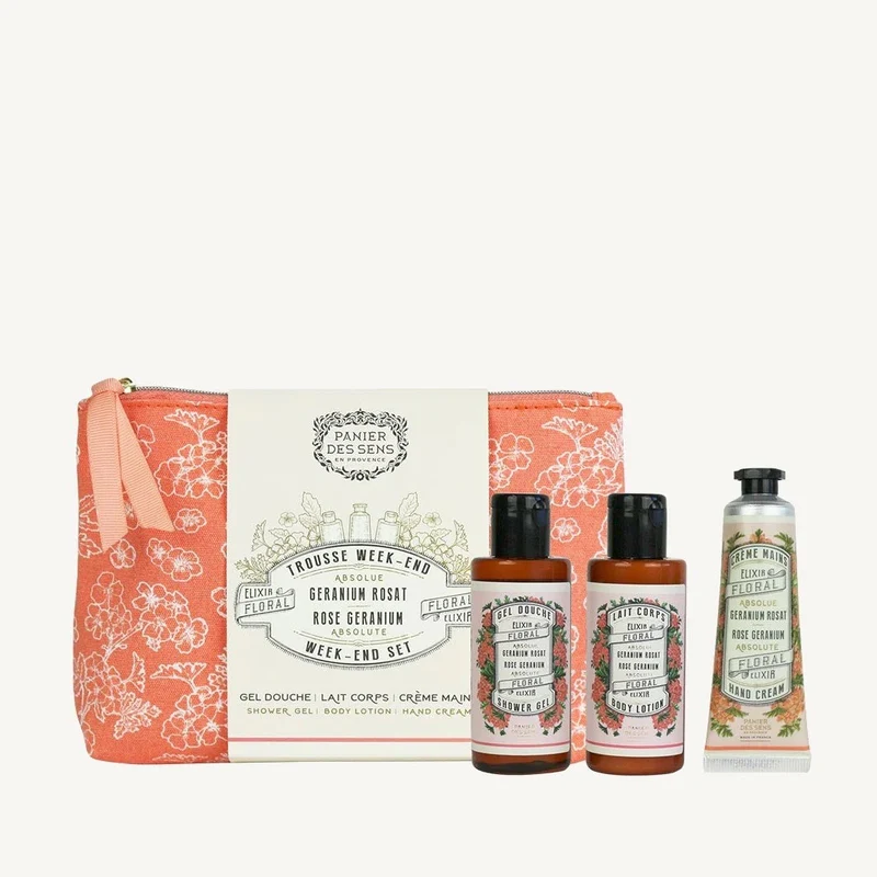 Trousse de voyage Geranium Rosat