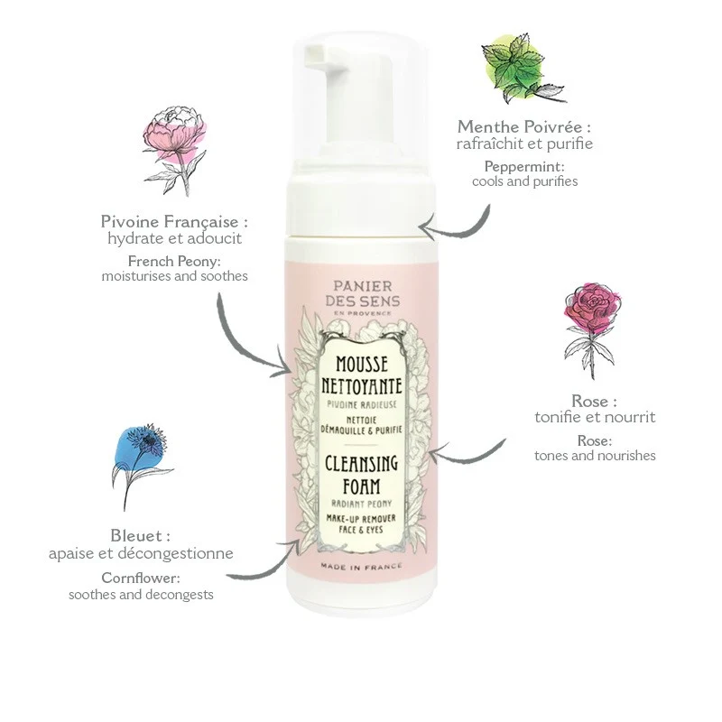 Mousse nettoyante visage - Hydratation & Éclat