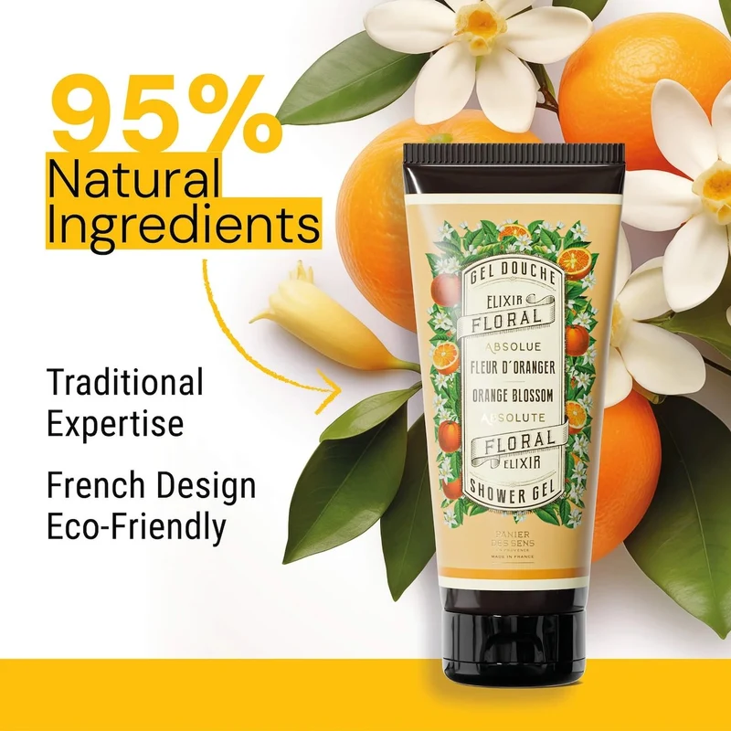 Gel douche à la Fleur d'Oranger 200ml