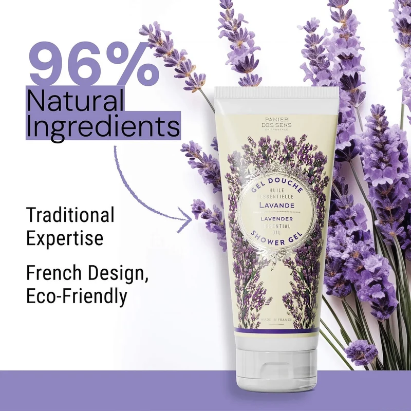 Gel douche à la Lavande 200ml