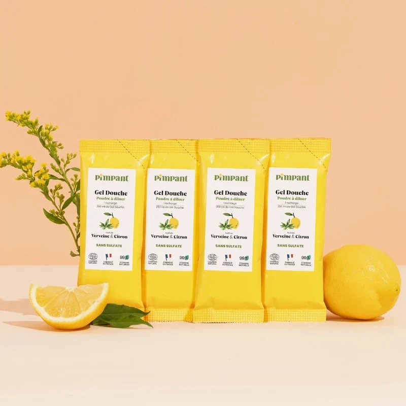 Recharges Gel Douche Verveine Citron (x4)