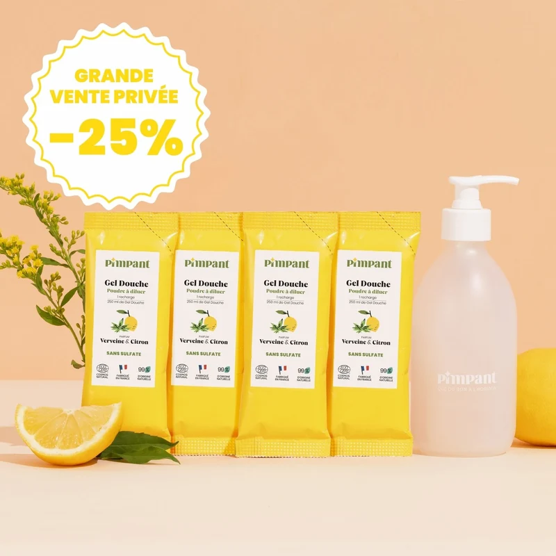 Pack Gel Douche Verveine Citron