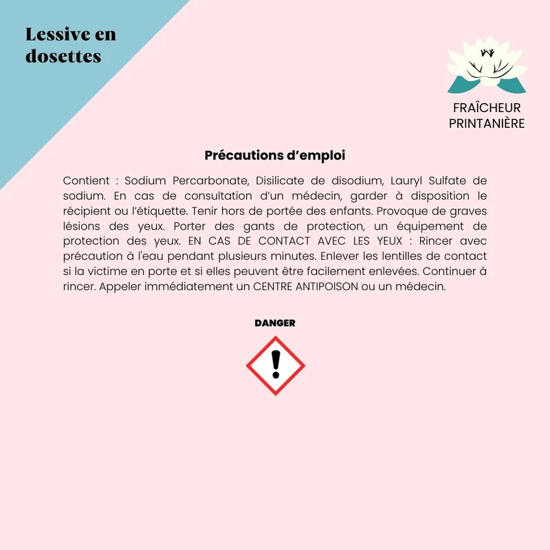 Kit Lessive en Dosettes (x9)