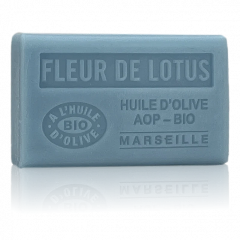 Savon à l'huile d'olive Bio parfumé à la Fleur de Lotus 125g