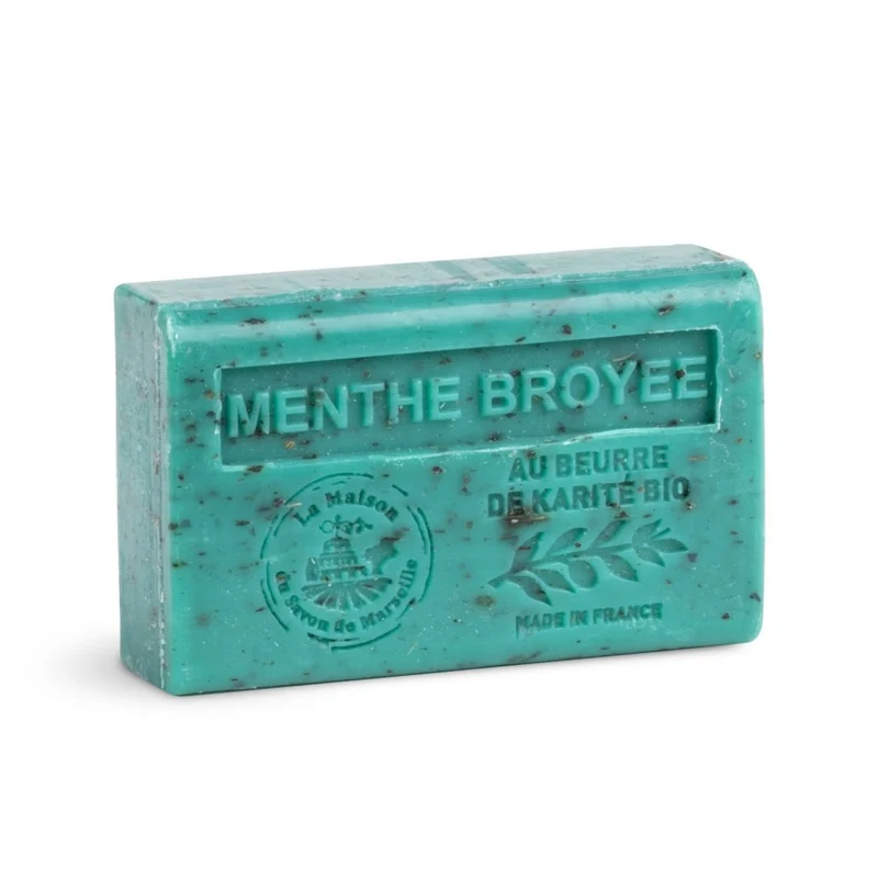 Savon Parfumé Exfoliant à la Menthe Broyée 125g