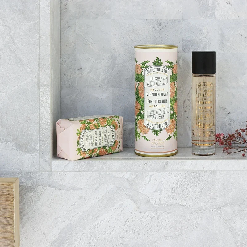 Savon solide parfumé - Géranium Rosat 150g