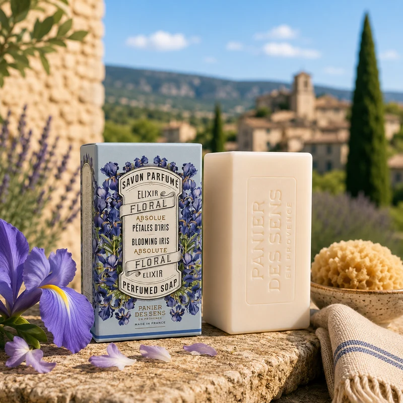 Savon solide parfumé - Pétales d'Iris 150g