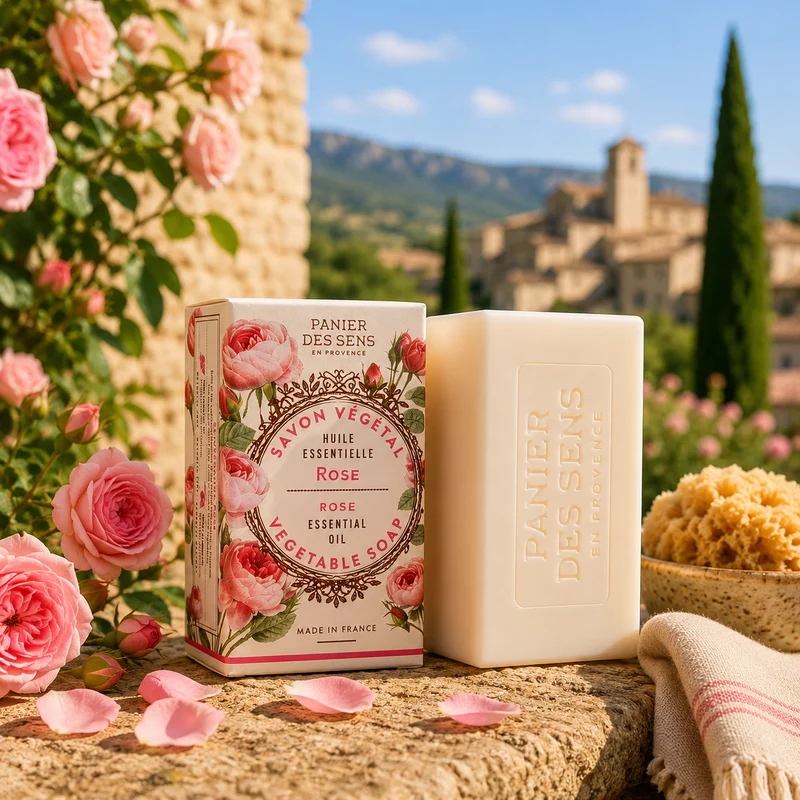 Savon solide végétal - Rose Envoûtante 150g