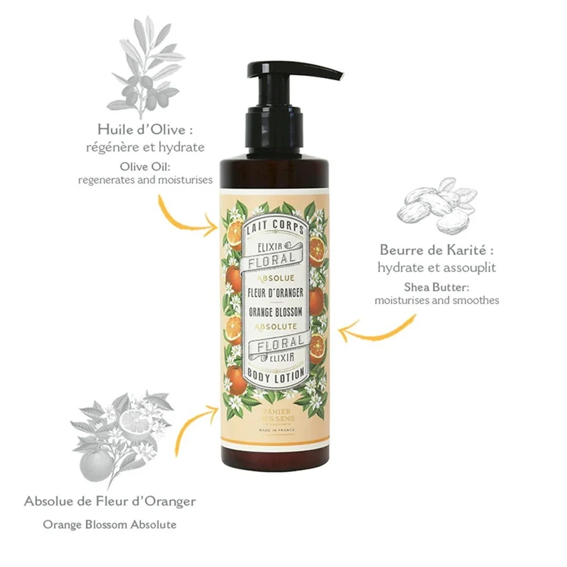 Lait pour le corps à la Fleur d'oranger 250ml