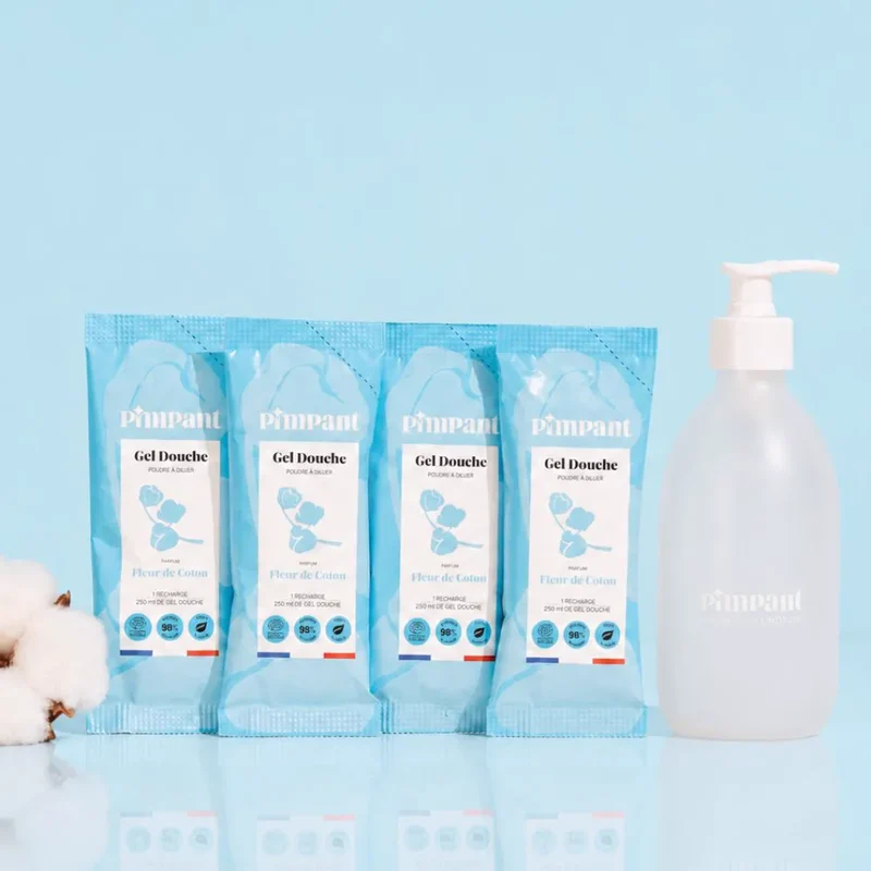 Pack Gel Douche Fleur de Coton
