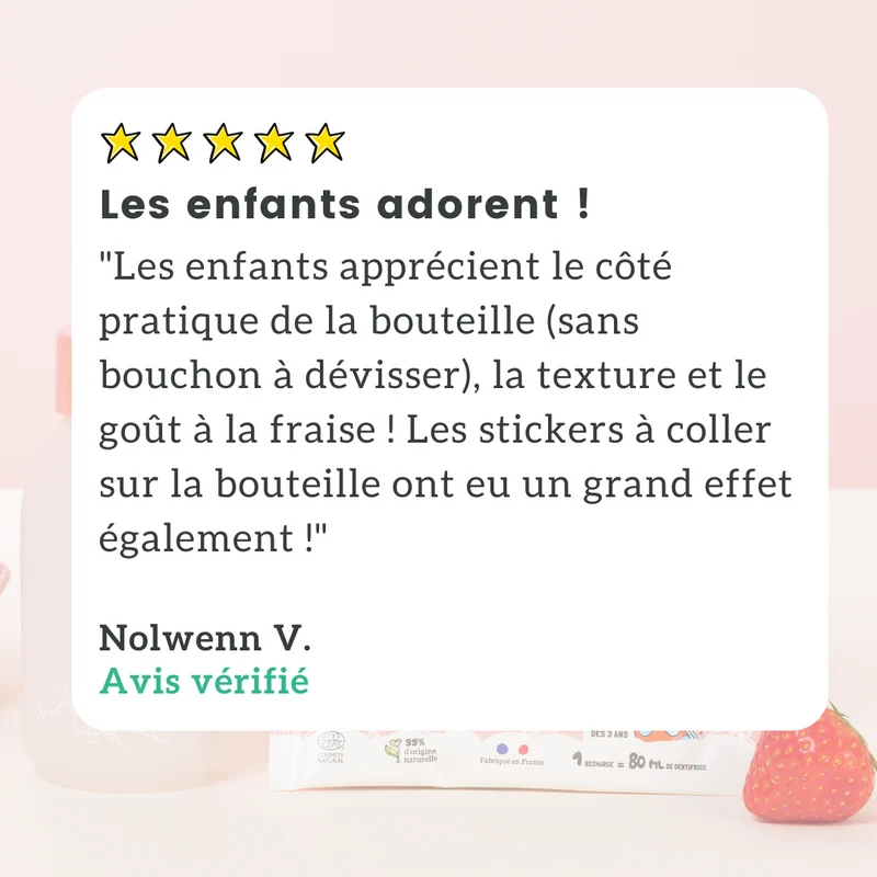 Dentifrice Rechargeable Kids Fraise
