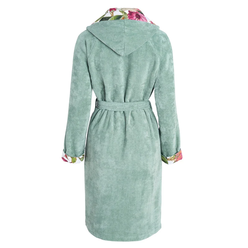 Peignoir avec capuche - Garden Vert