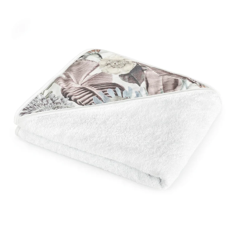 Cape de bain bébé Garden Blanc