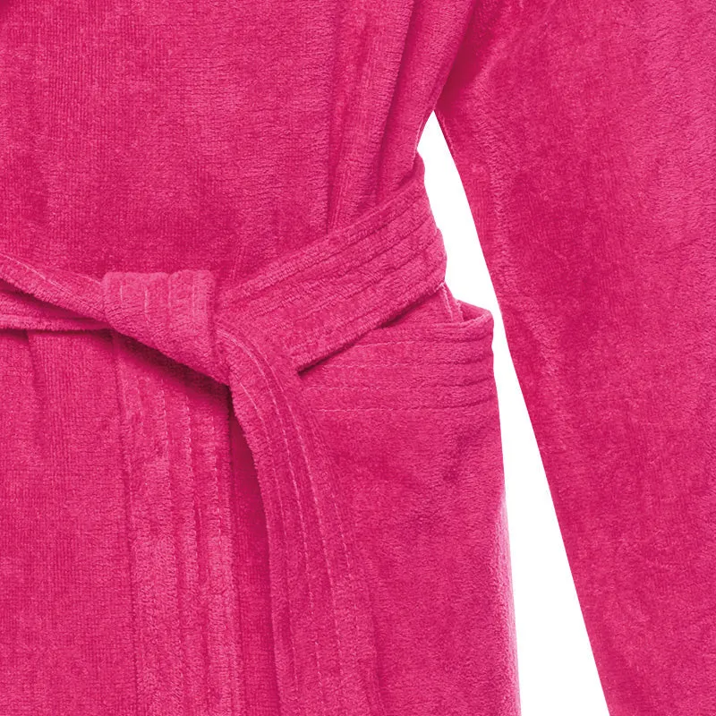 Peignoir avec capuche - Fuchsia