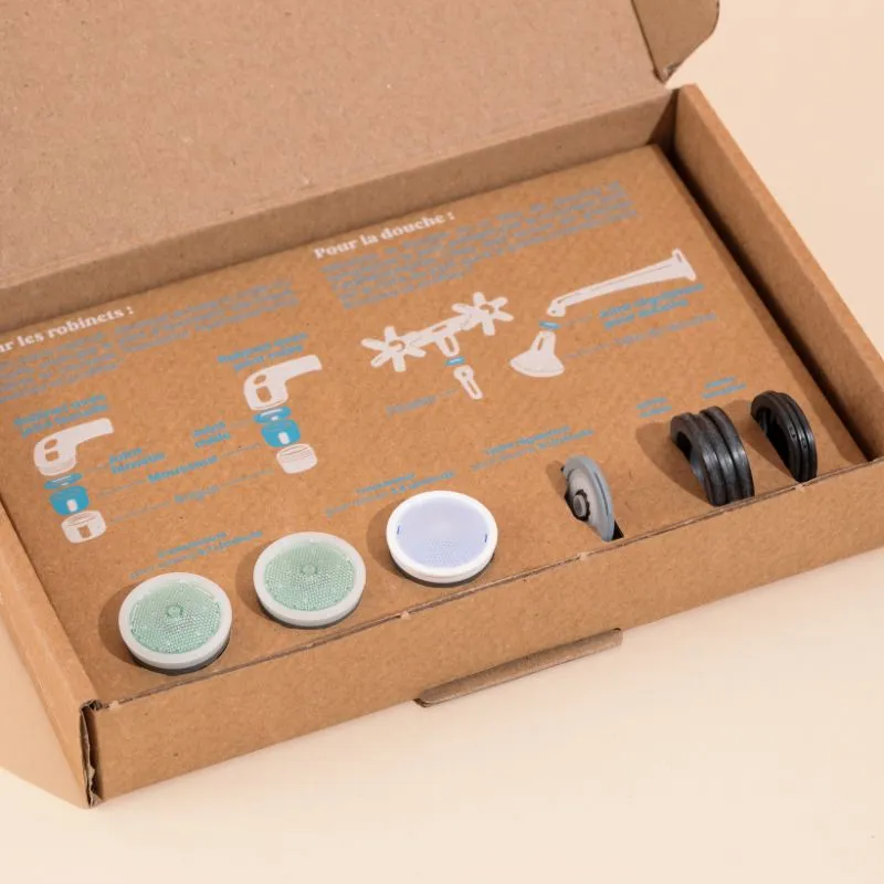 Kit Économiseur d'eau - Mousseur Robinet et Douche