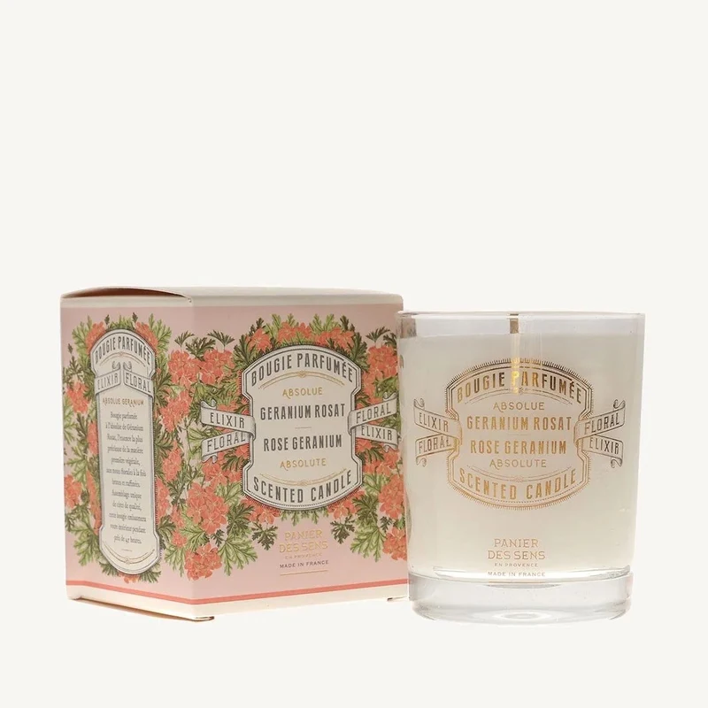 Bougie Parfumée Geranium 180g