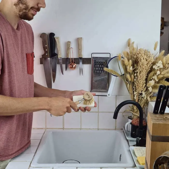 Brosse Vaisselle à Tête Remplaçable